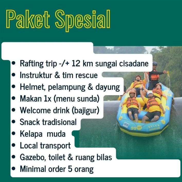 promo paket rafting cisadane