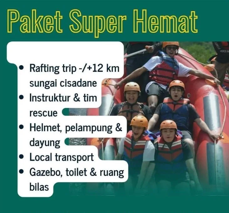 promo paket rafting cisadane