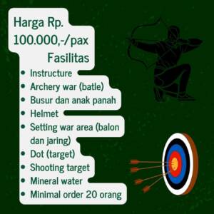 Archery Bogor 2 daftar harga paket archery