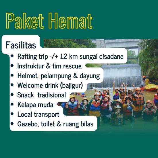 harga paket hemat Rafting bogor cisadane